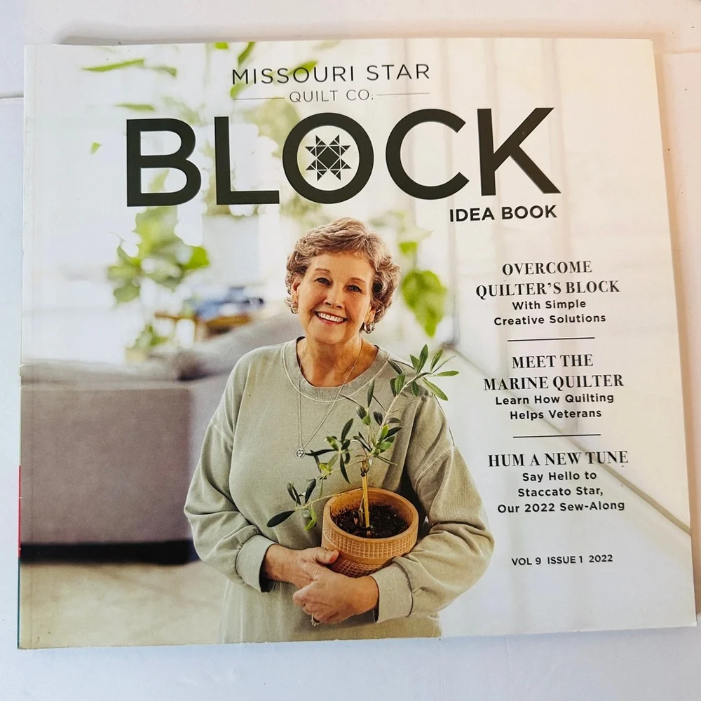 Set of 2 Missouri Star Quilt BLOCK Magazines Idea Book 2022